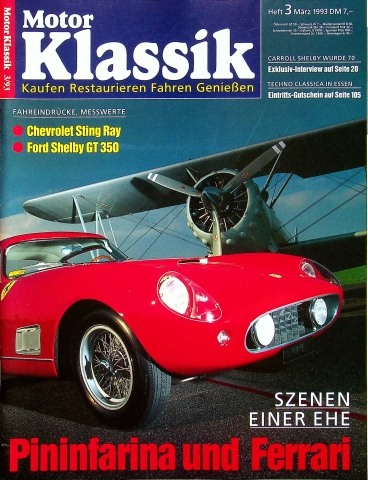 Deckblatt Motor Klassik (03/1993)